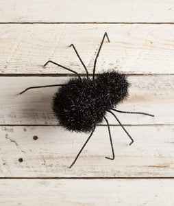 Black Tinsel Spider Large