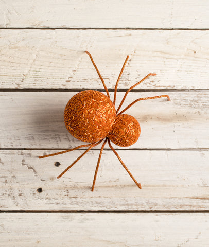 Orange Beaded Spider Large