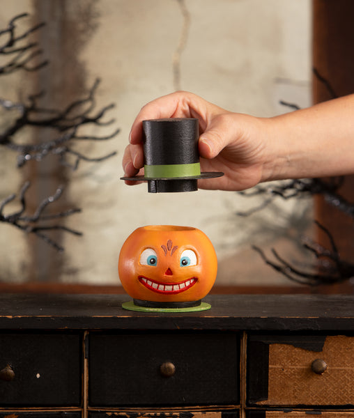 Smiling Pumpkin Container