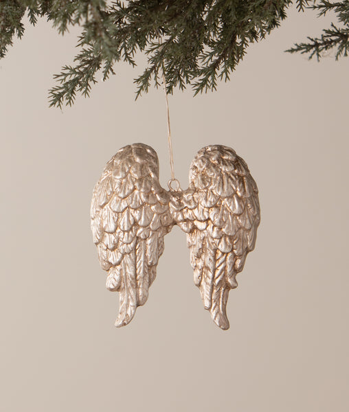 Pearl Angel Wings Ornament