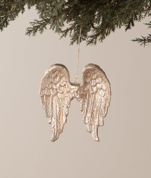 Pearl Angel Wings Ornament