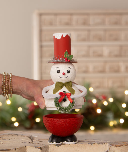 Top Hat Snowman Container
