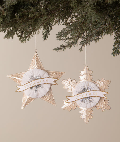 Tis the Season Star Ornament