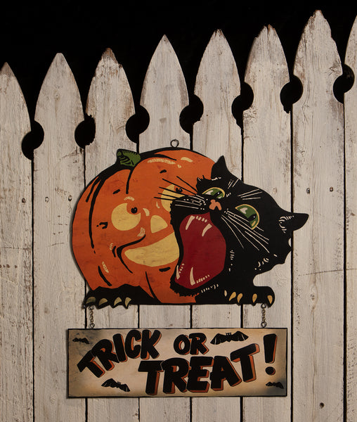 Trick or Treat Tin Sign