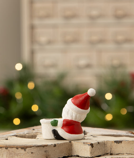 Santa Taper Candle Holder