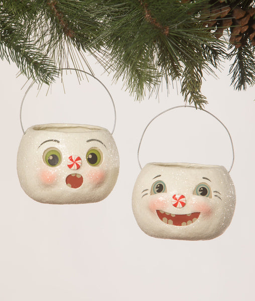 Surprised Snowman Bucket Petite