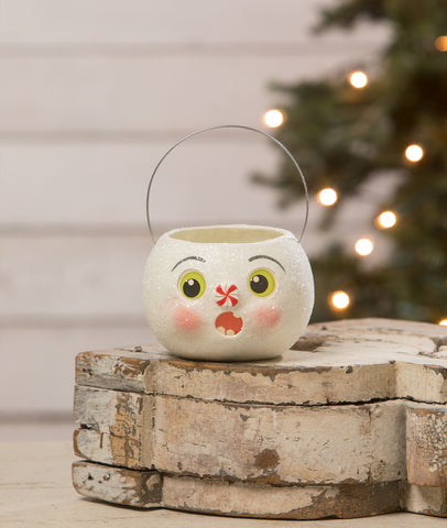 Surprised Snowman Bucket Petite