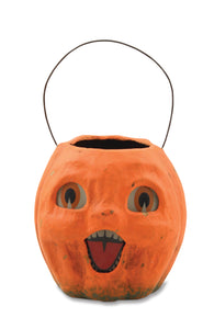 Vintage Pumpkin Bucket Small