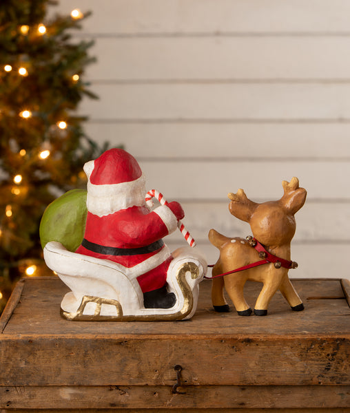 Santa's Reindeer and Sleigh