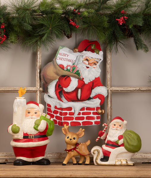 Santa's Reindeer and Sleigh