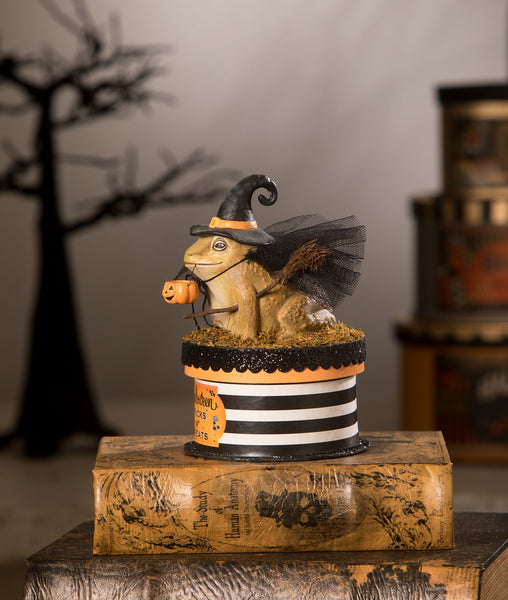 Witchy Toad On Box