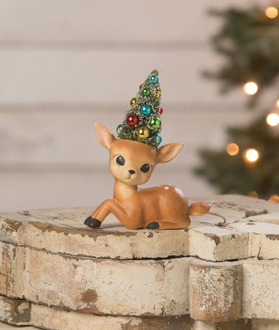 Merry & Bright Resting Reindeer