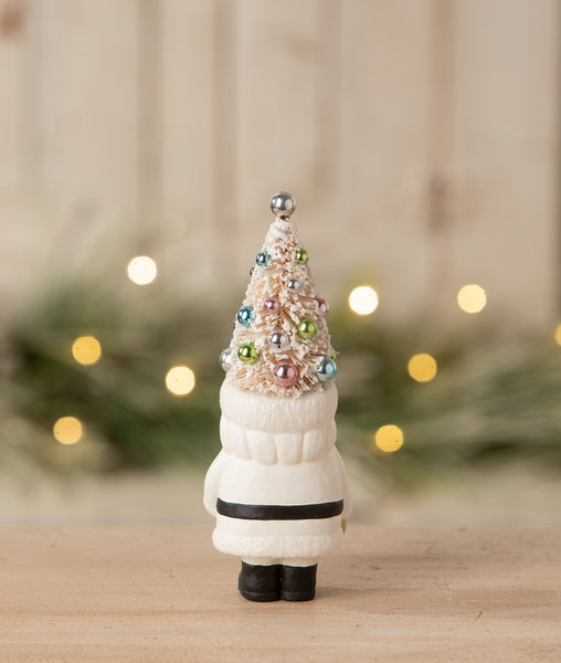 Pastel Tree Santa with Candy