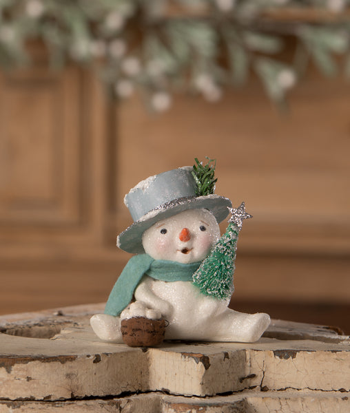 Snowflake Top Hat Snowman