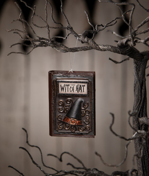 Witch Hat Book Ornament