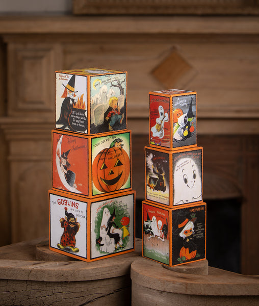 Retro Hallowen Stacking Blocks