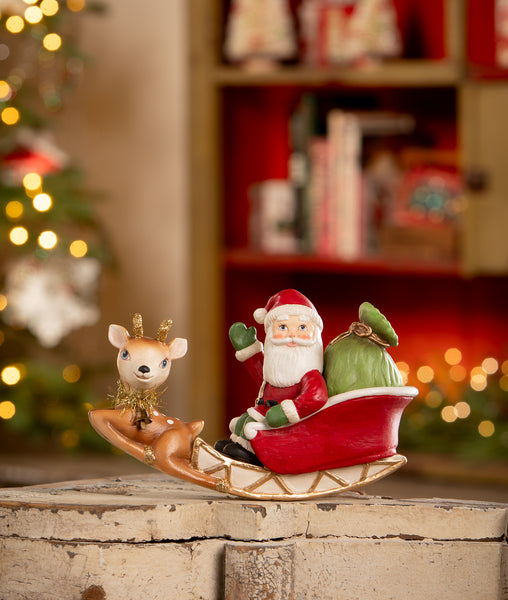 Rocking Santa in Sleigh