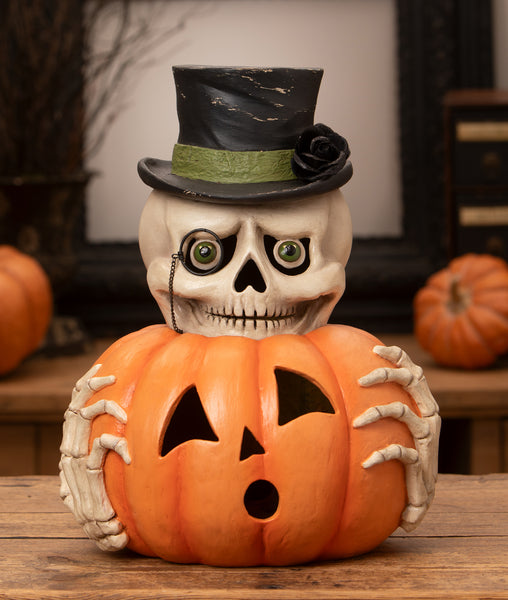 Mr. Skully with Pumpkin