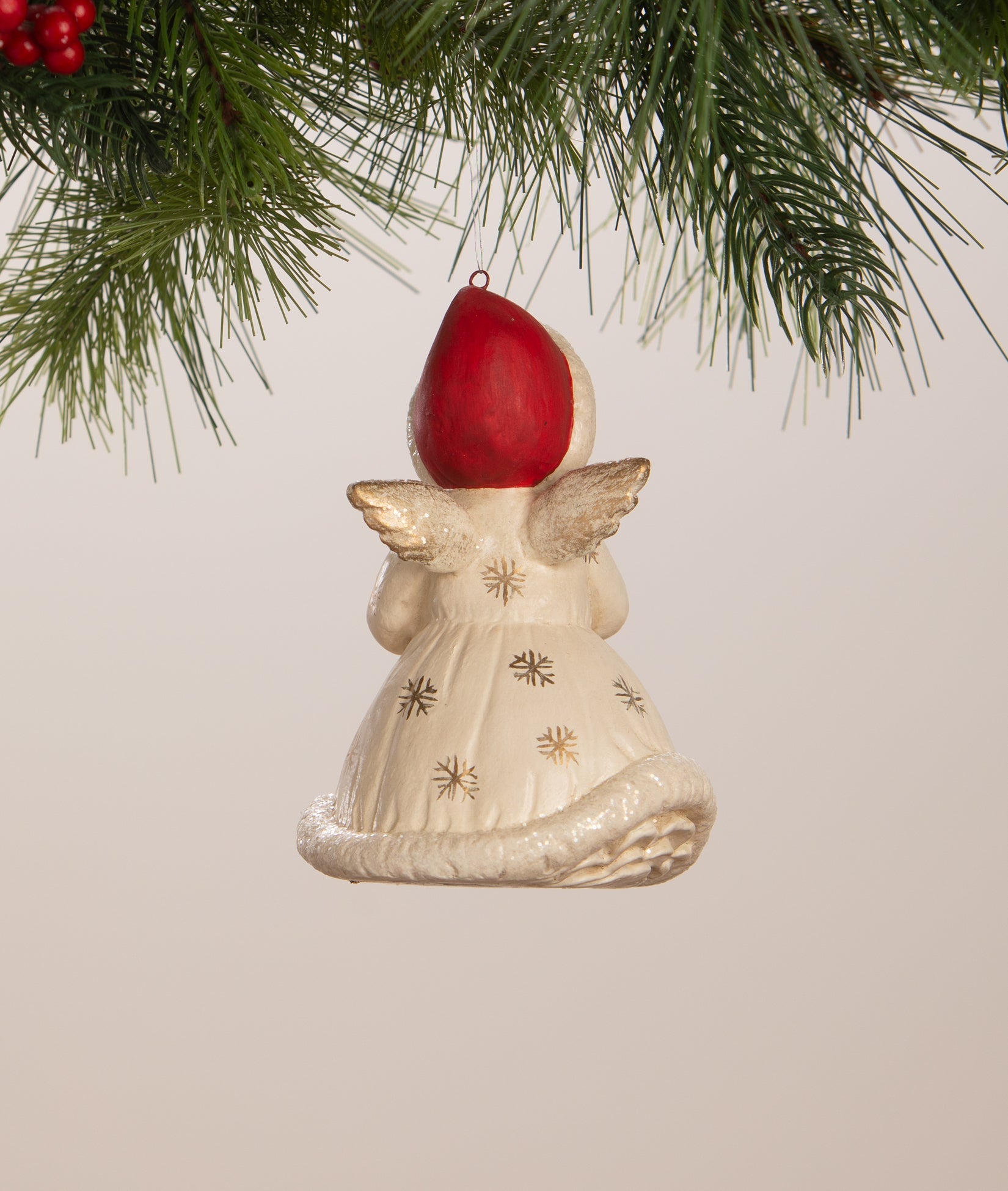Angel Holding Candle Ornament