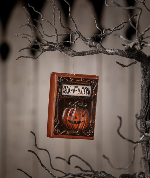 Jack-O-Lantern Book Ornament