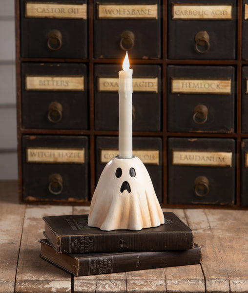 Scared Ghost Candlestick