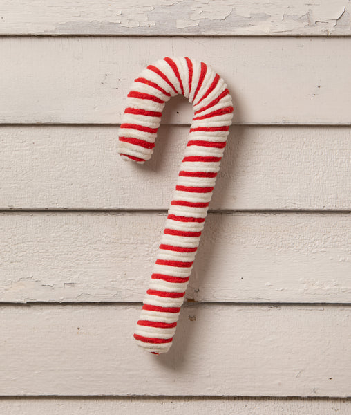 Large Chenille Candy Cane