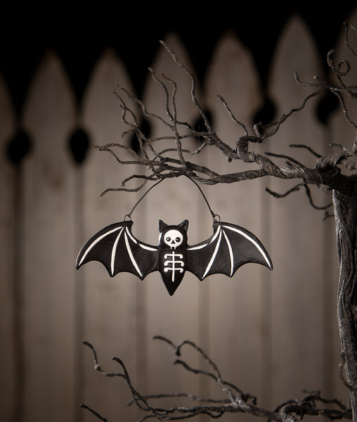 Batty Skeleton Ornament