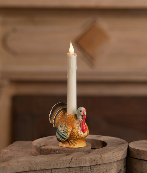 Vintage Turkey Candlestick