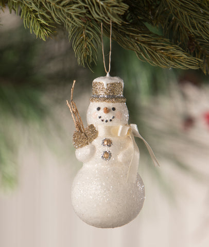 gold_snowman_ornament_glitter_ribbon_abaca_hand-painted_tinsel