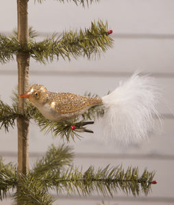 Christmas_Bethany Lowe_Gold_Bird_Clip_Ornament