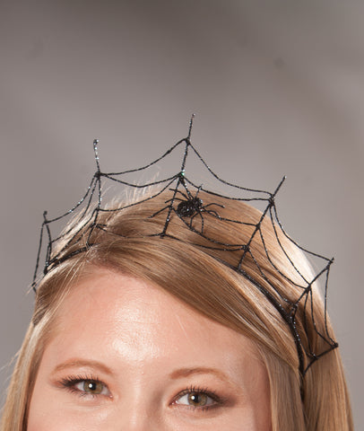 spider_tiara_Halloween_spiderweb_black_headwear_glitter_wire