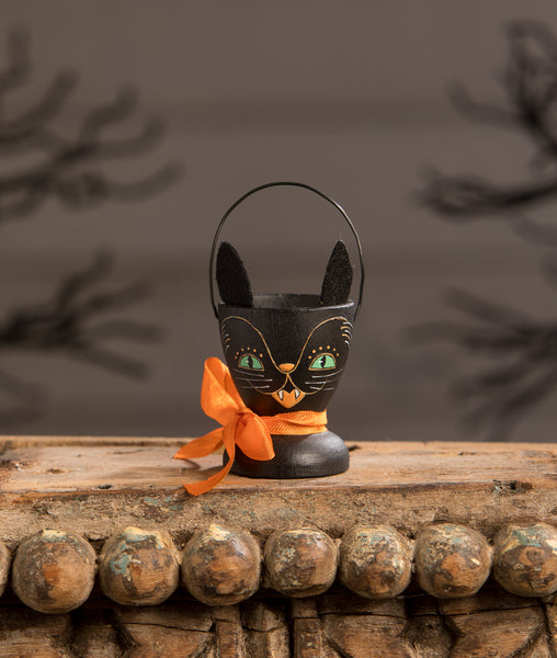 Robin Seeber_Bethany Lowe_Halloween_Cat_Egg Cup_Vintage