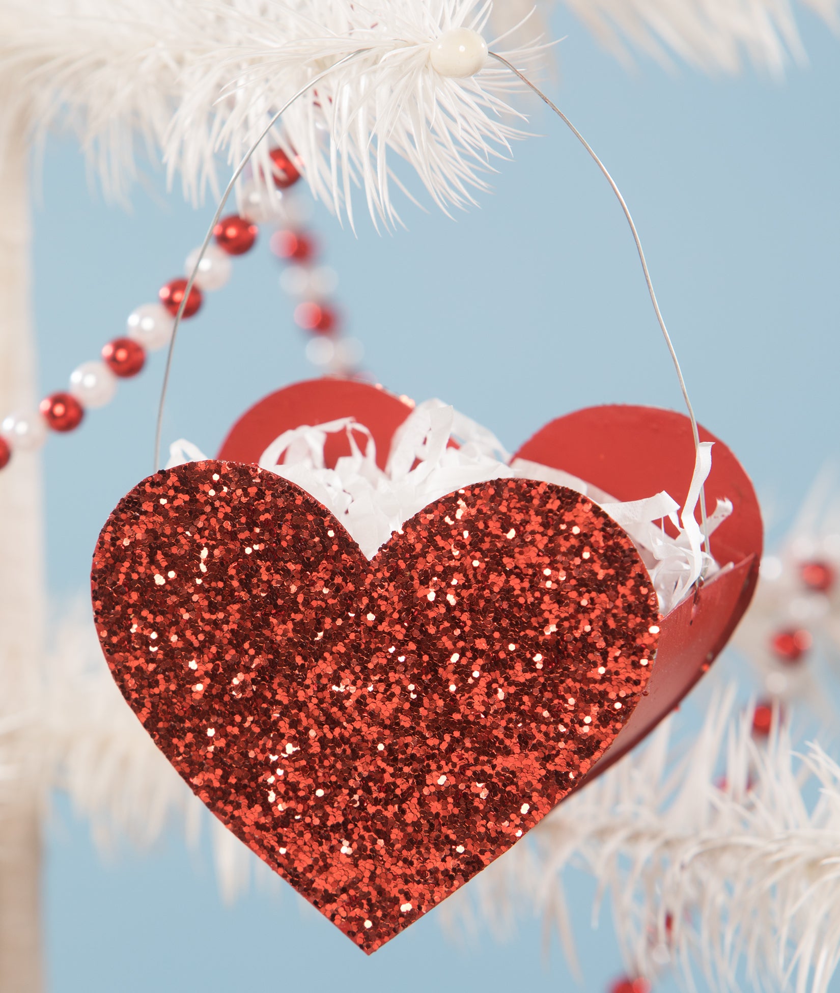 tin_glitter_heart_bucket_ornament_tissue_paper_grass_wire