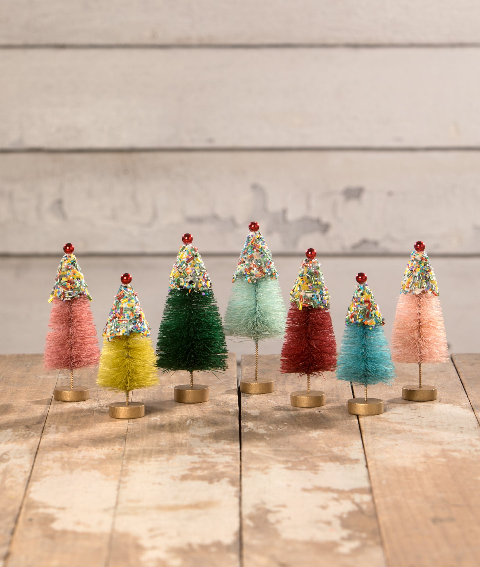 Christmas_Bottle Brush_Tree_Cupcake_Sprinkles_Bethany Lowe