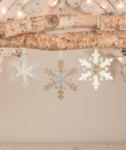 Christmas_Ornament_Snowflake_Silver_Gold_Bethany Lowe