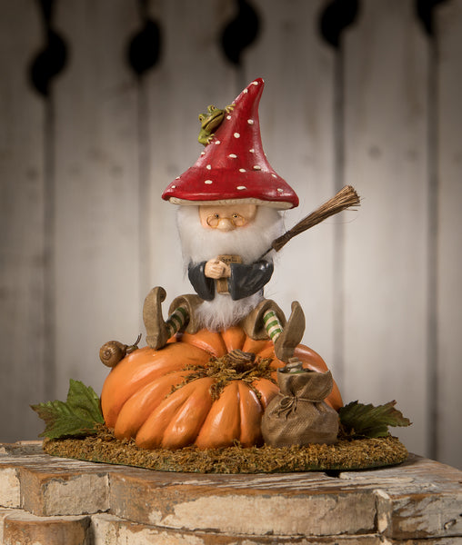 Halloween_Gnome_Vintage_Bethany Lowe_Spooky_Toadstool