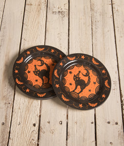 Halloween_Melamine_Plates_Johanna Parker_Bethany Lowe_Cat