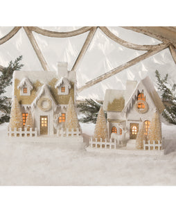 Gold_white_christmas_putz_houses_snow