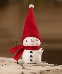 Warm and Cozy Wire Arms Snowman