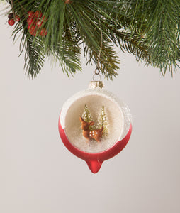 Christmas_Bethany Lowe_Deer_Retro_Indent_Ornament