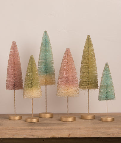 Christmas_Bottle Brush_Tree_Pink_Green_Blue_Pastel_Bethany Lowe