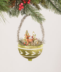 Christmas_Bethany Lowe_Reindeer_Deer_Indent_Ornament