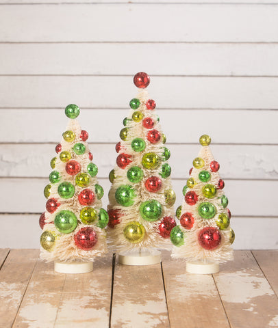Christmas_Bethany Lowe_Retro_Red_Bottle Brush_Tree