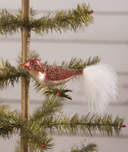 Christmas_Bethany Lowe_Red_Bird_Clip_Ornament