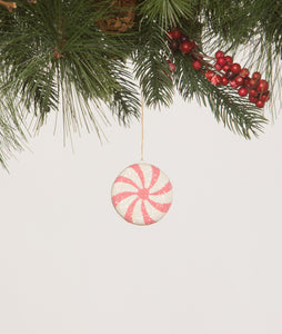 Christmas_Bethany Lowe_Pink_Peppermint_Handmade_Ornament