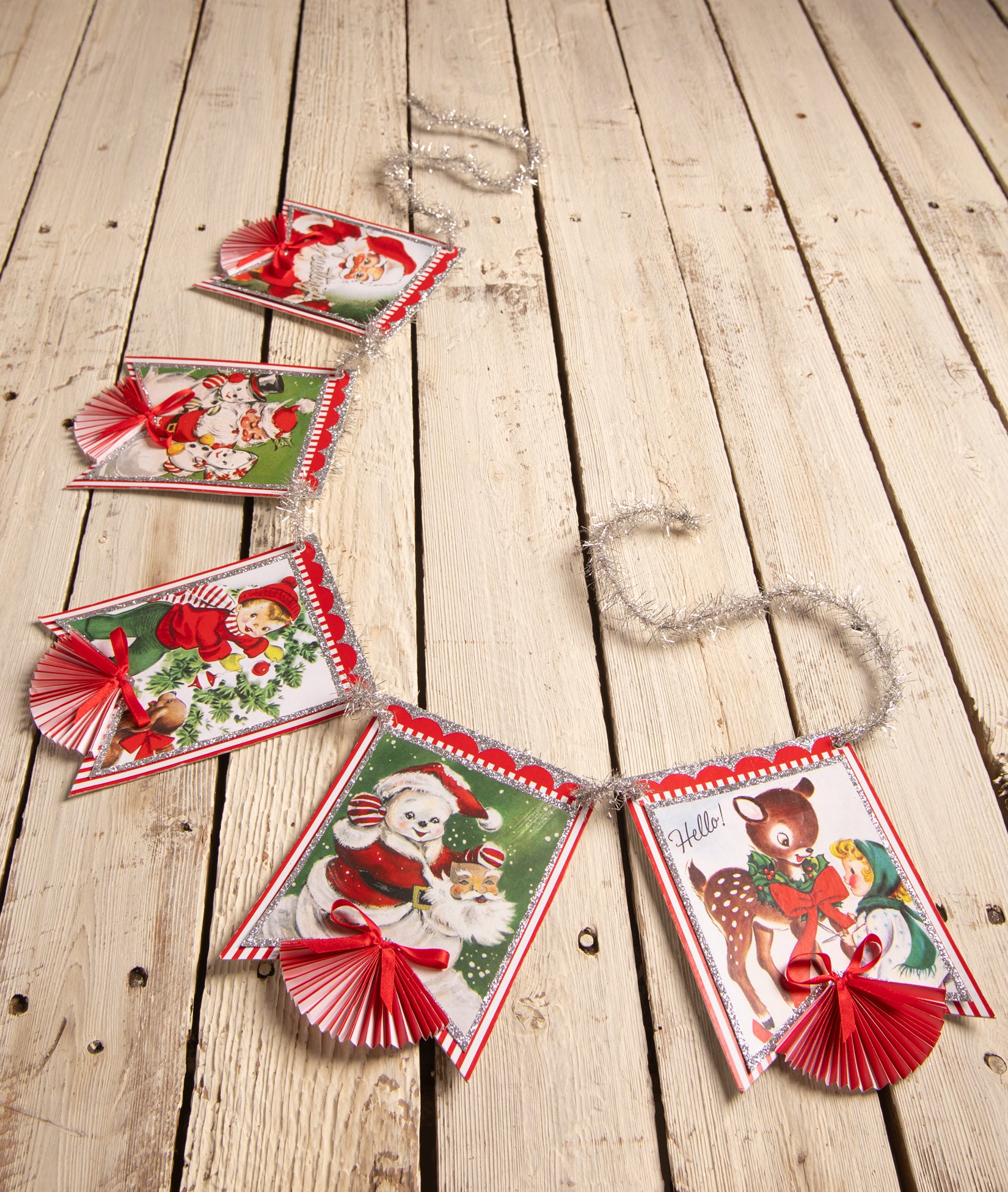 Christmas_Bethany Lowe_Retro_Garland_Candy cane_Handmade