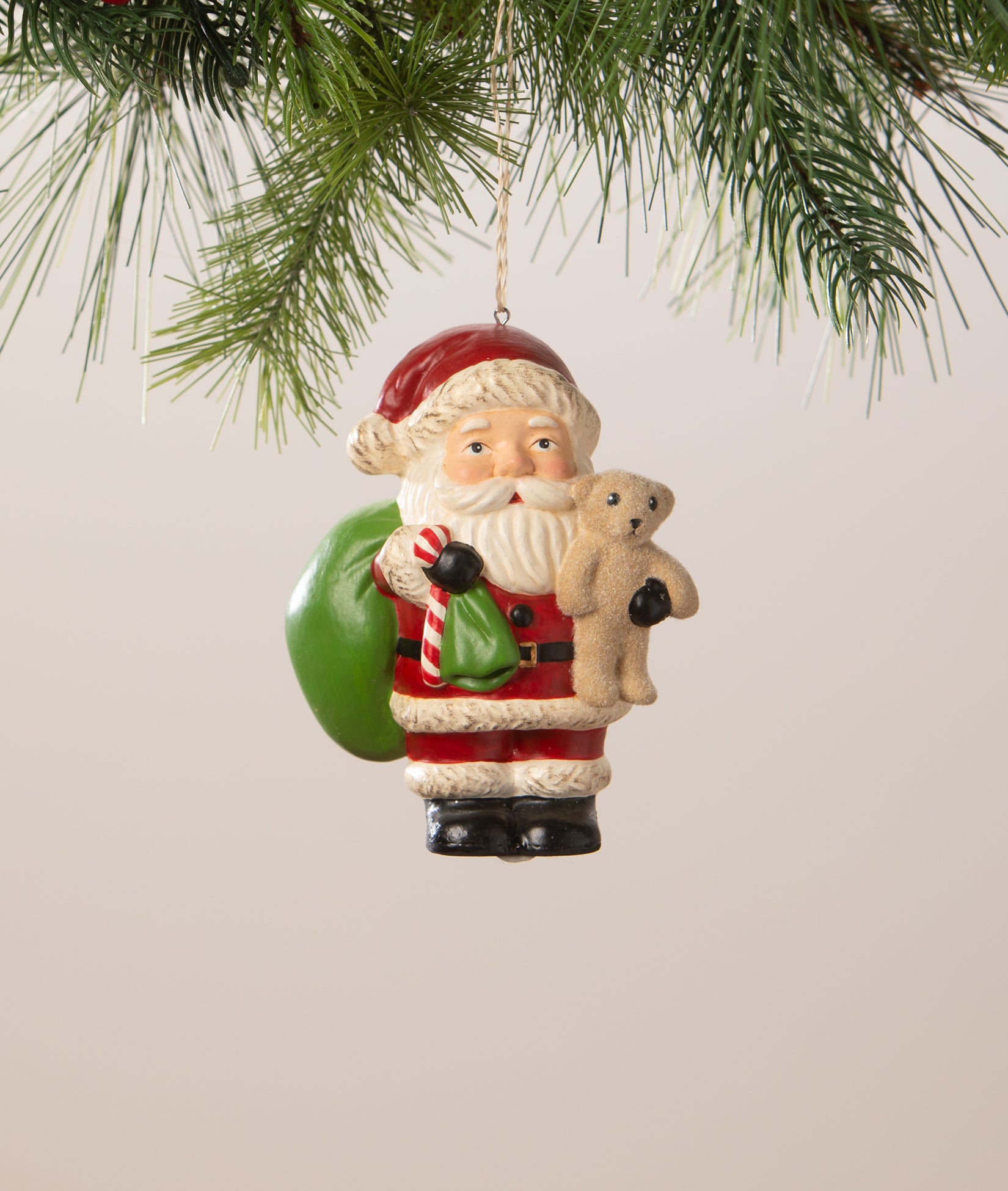 Christmas_Bethany Lowe_Santa_Retro_Ornament