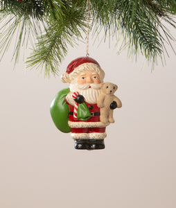 Christmas_Bethany Lowe_Santa_Retro_Ornament